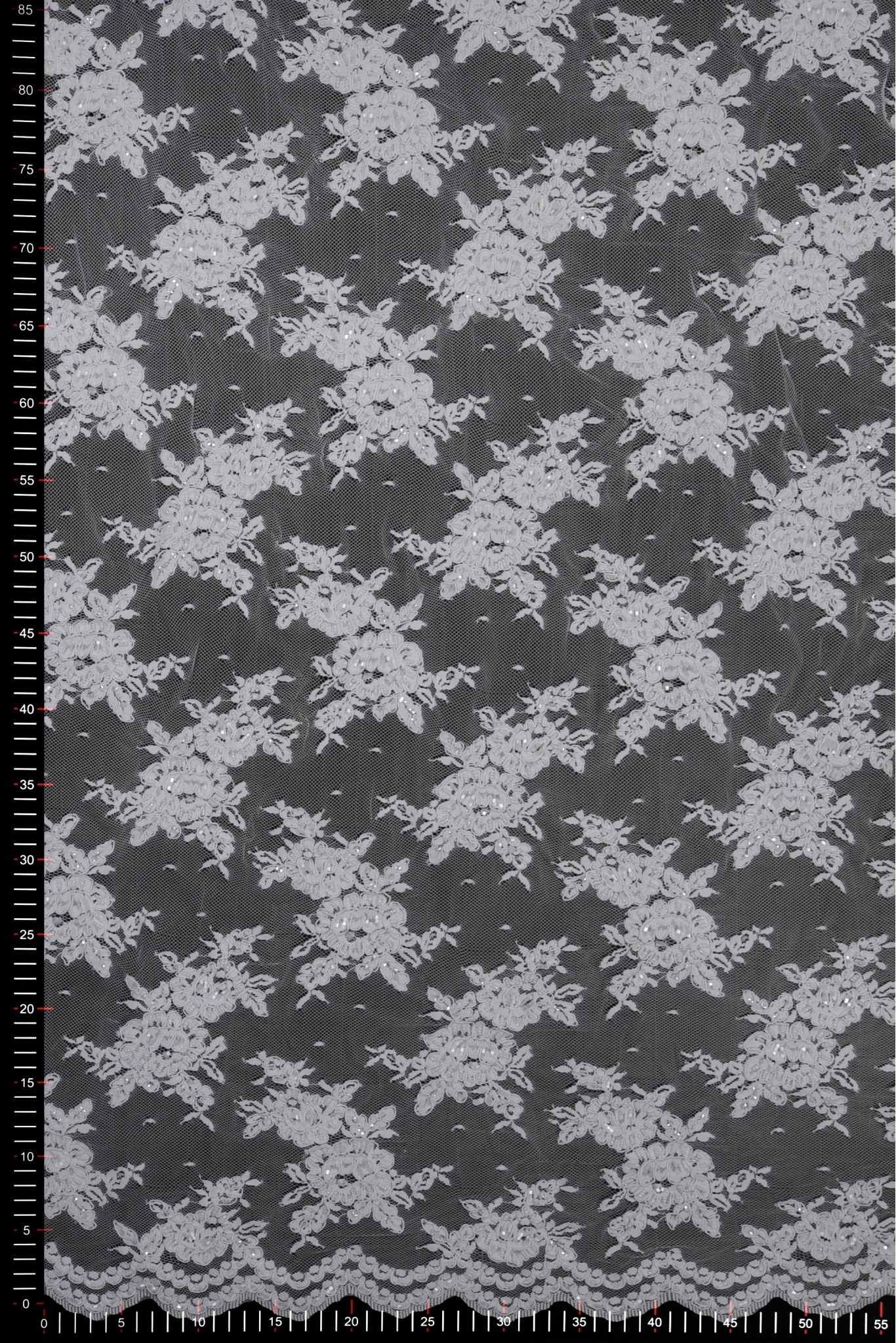 KORONKA ŚLUBNA W6857 KODER ZDOBIONY