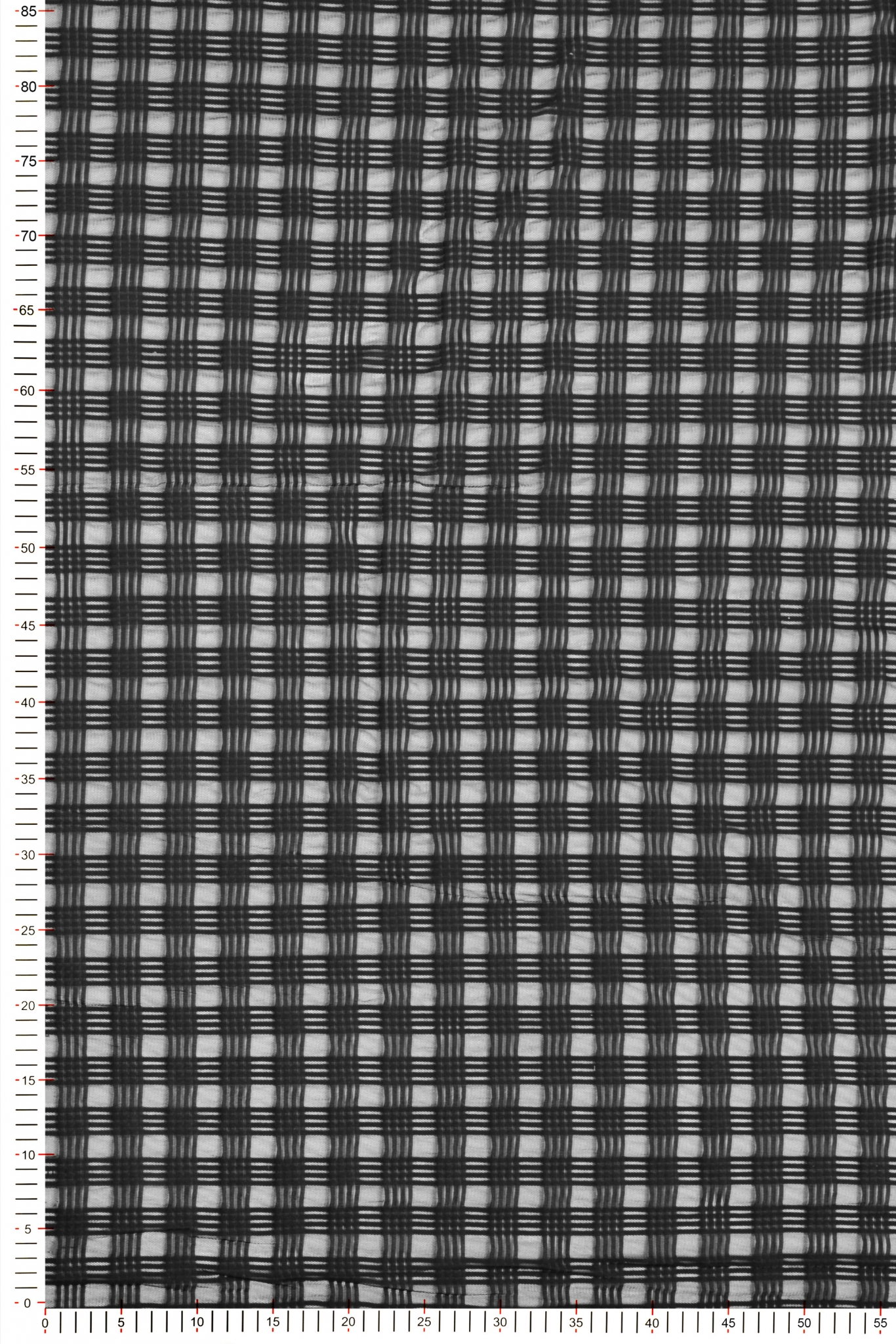 FLEXIBLE CHECKED TULLE