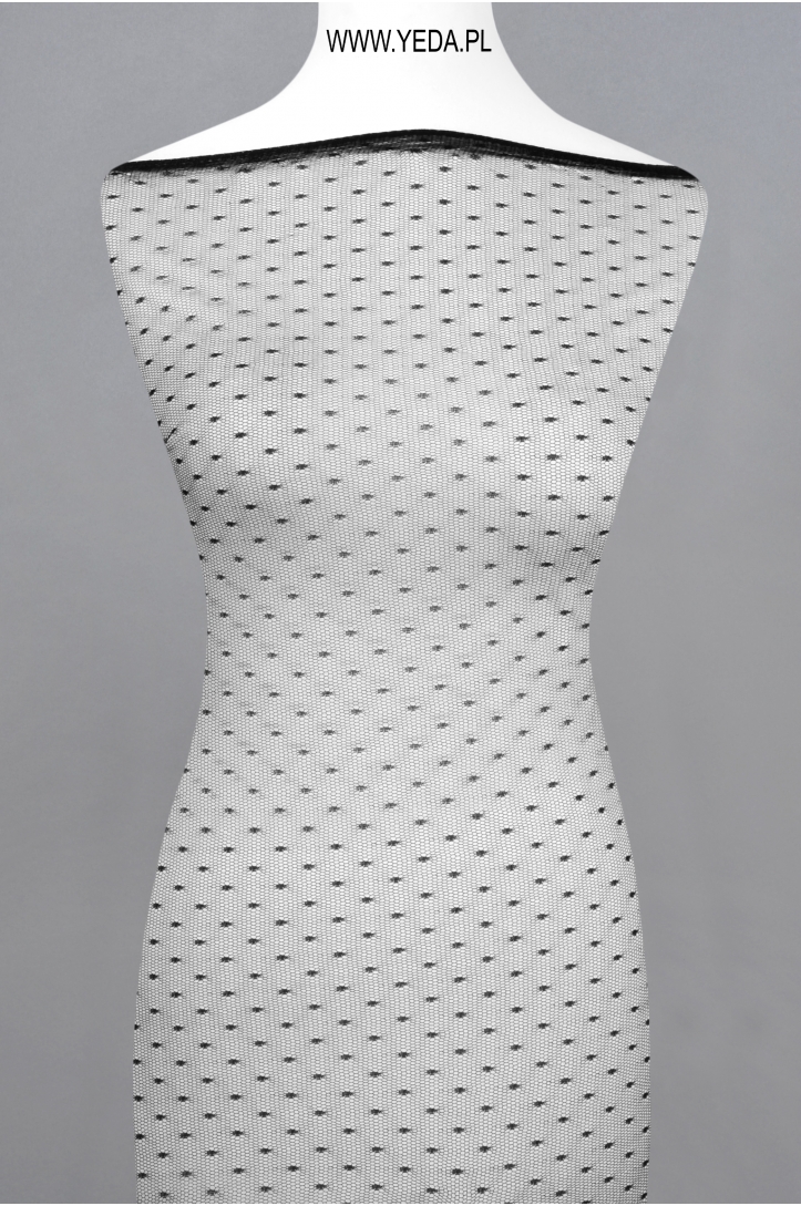 TÜLL MITTELSTEIF GETUPFT