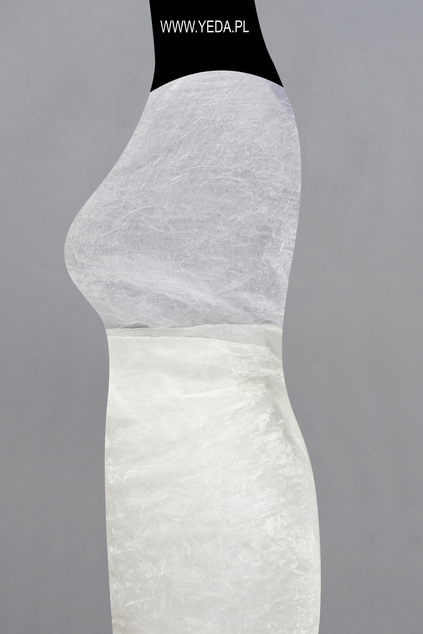 ORGANZA GNIECIONA BŁYSZCZĄCA