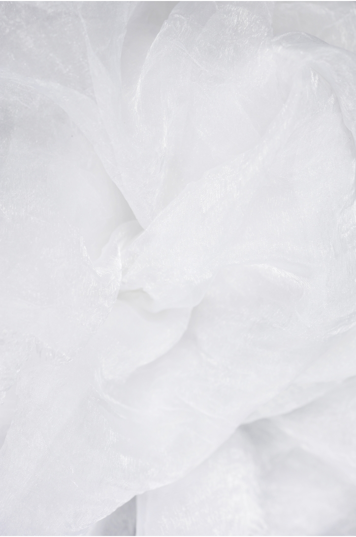 ORGANZA GNIECIONA BŁYSZCZĄCA