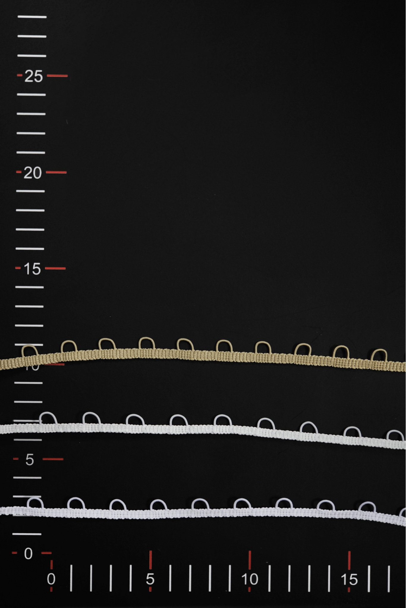 ELASTIC BUTTON LOOP TAPE WIDE