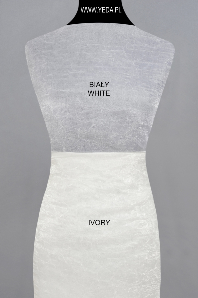 ORGANZA GNIECIONA BŁYSZCZĄCA