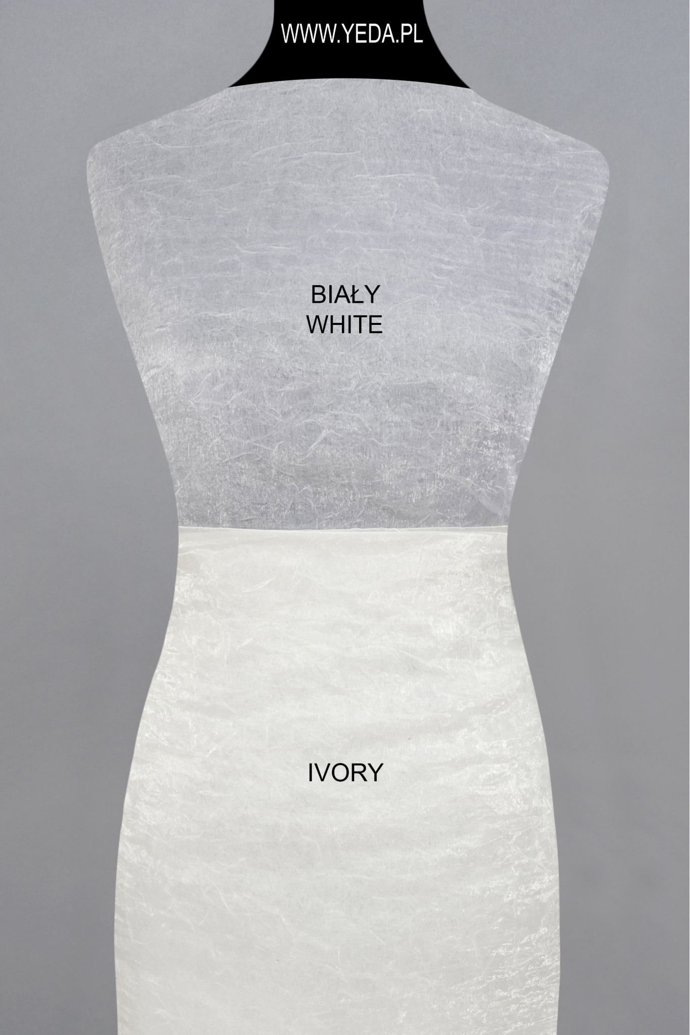 ORGANZA GNIECIONA BŁYSZCZĄCA