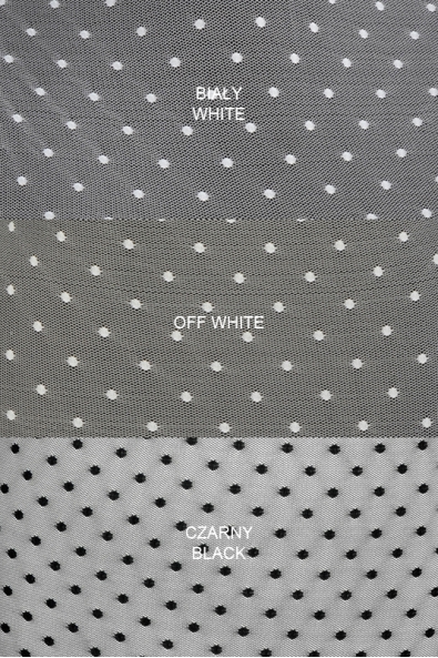 SHM4045 FLOCKED DOT MESH TULLE