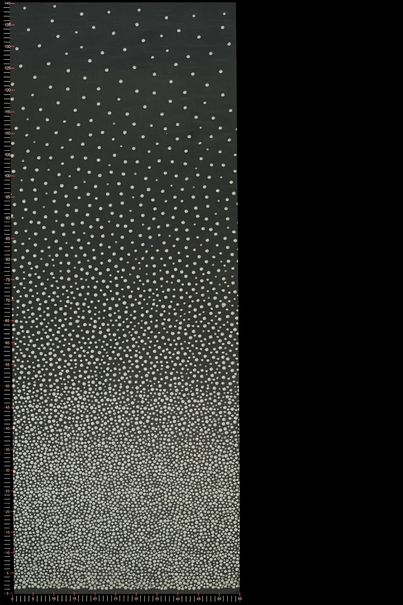 STRETCH TULLE PLATIN GLITTER ER2275