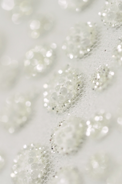 STRETCH TÜLL PLATIN GLITZER ER2275