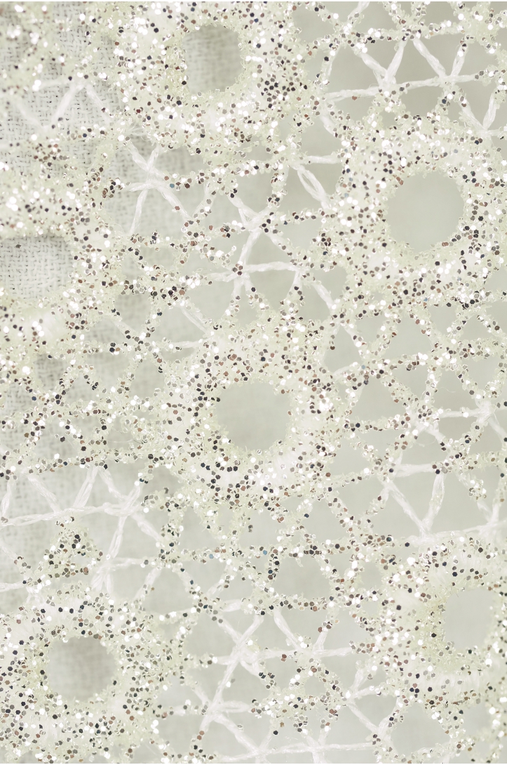 GUIPURE PLATIN GLITTER ER8037