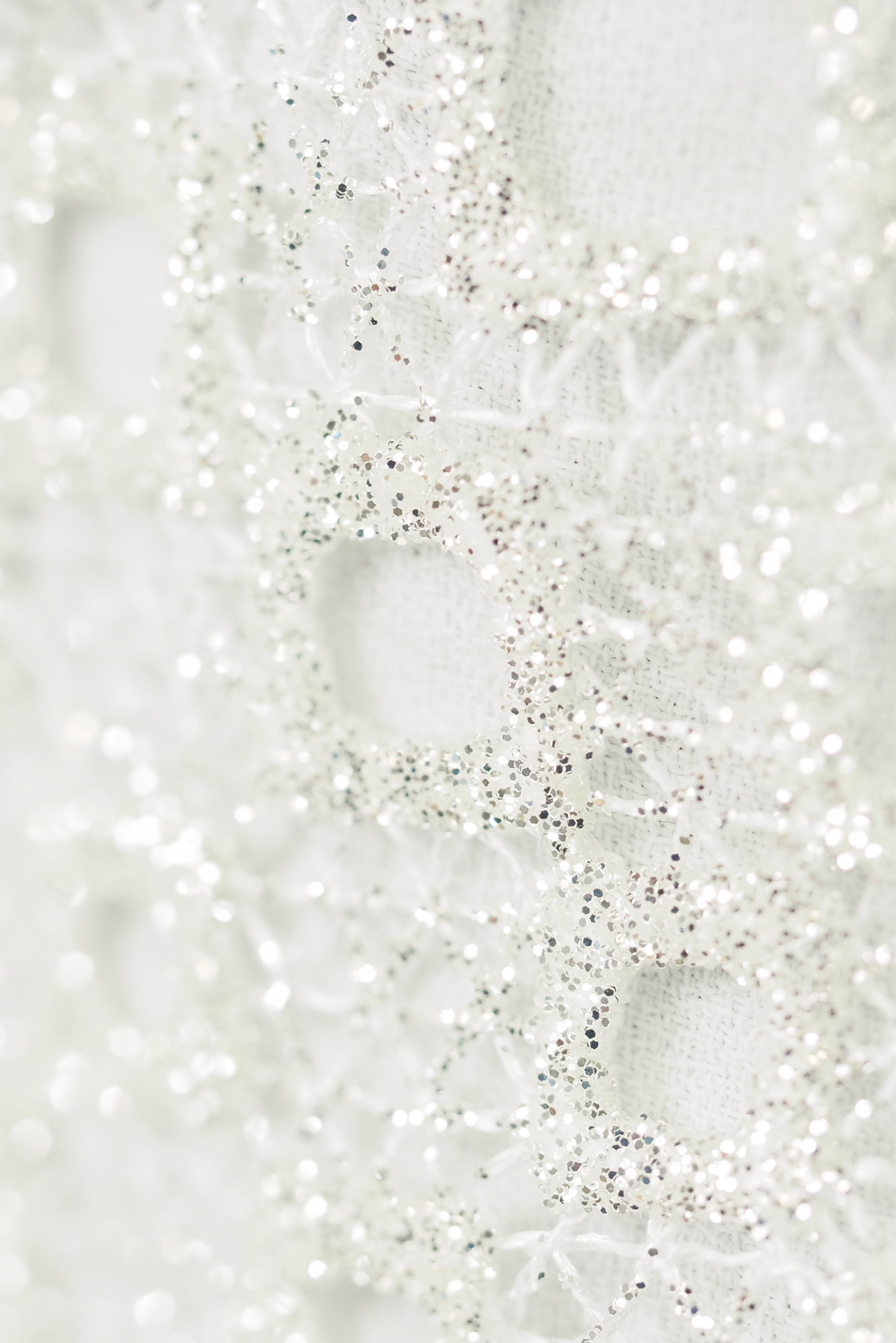 GUIPURE PLATIN GLITTER ER8040