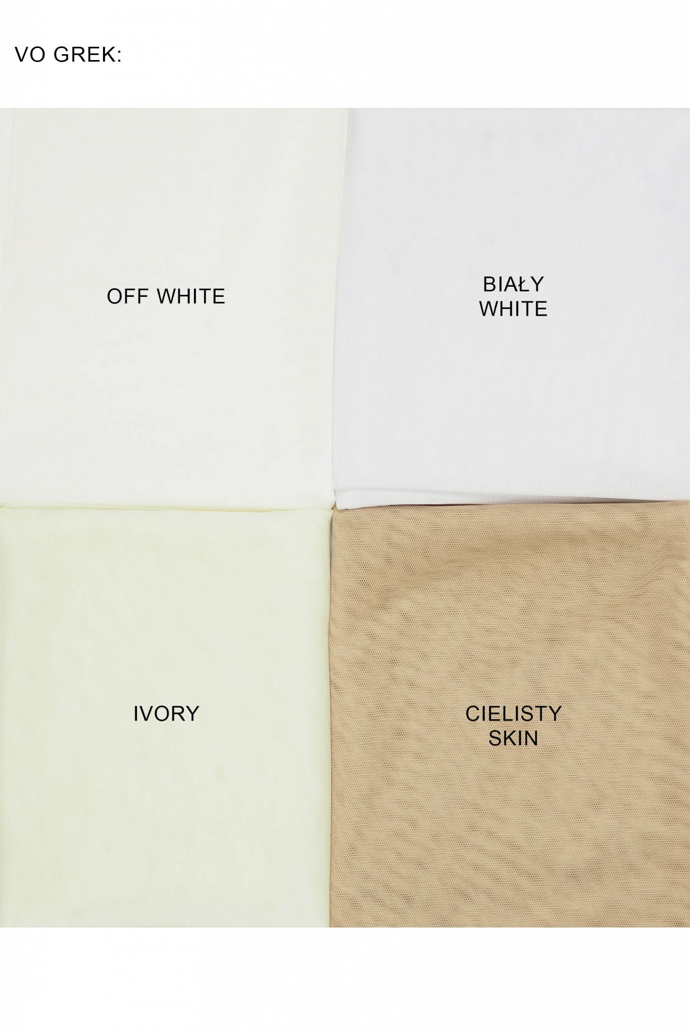 LIGHTWEIGHT AND SOFT TULLE VOGREK LYCRA