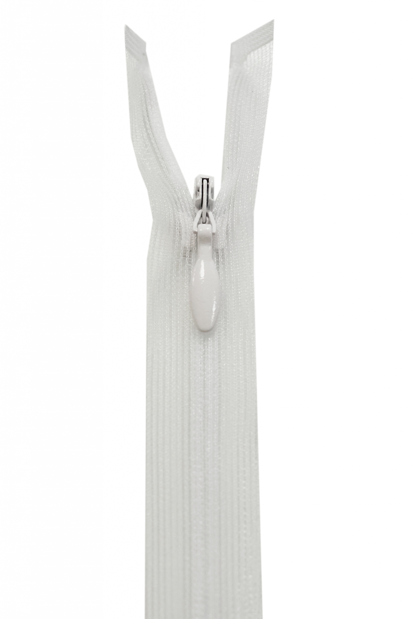 TRANSPARENT ZIPPER (40cm) OPEN END