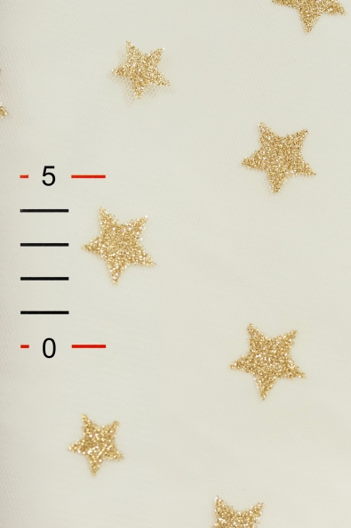 TIUL SUKIENKOWY T2245 OFF WHITE GOLD