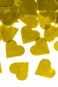 CONFETTI CANNON WITH HEARTS GOLD 60 CM