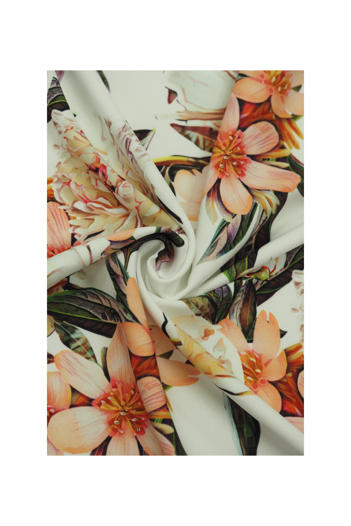 CREPE WITH OVERPRINT