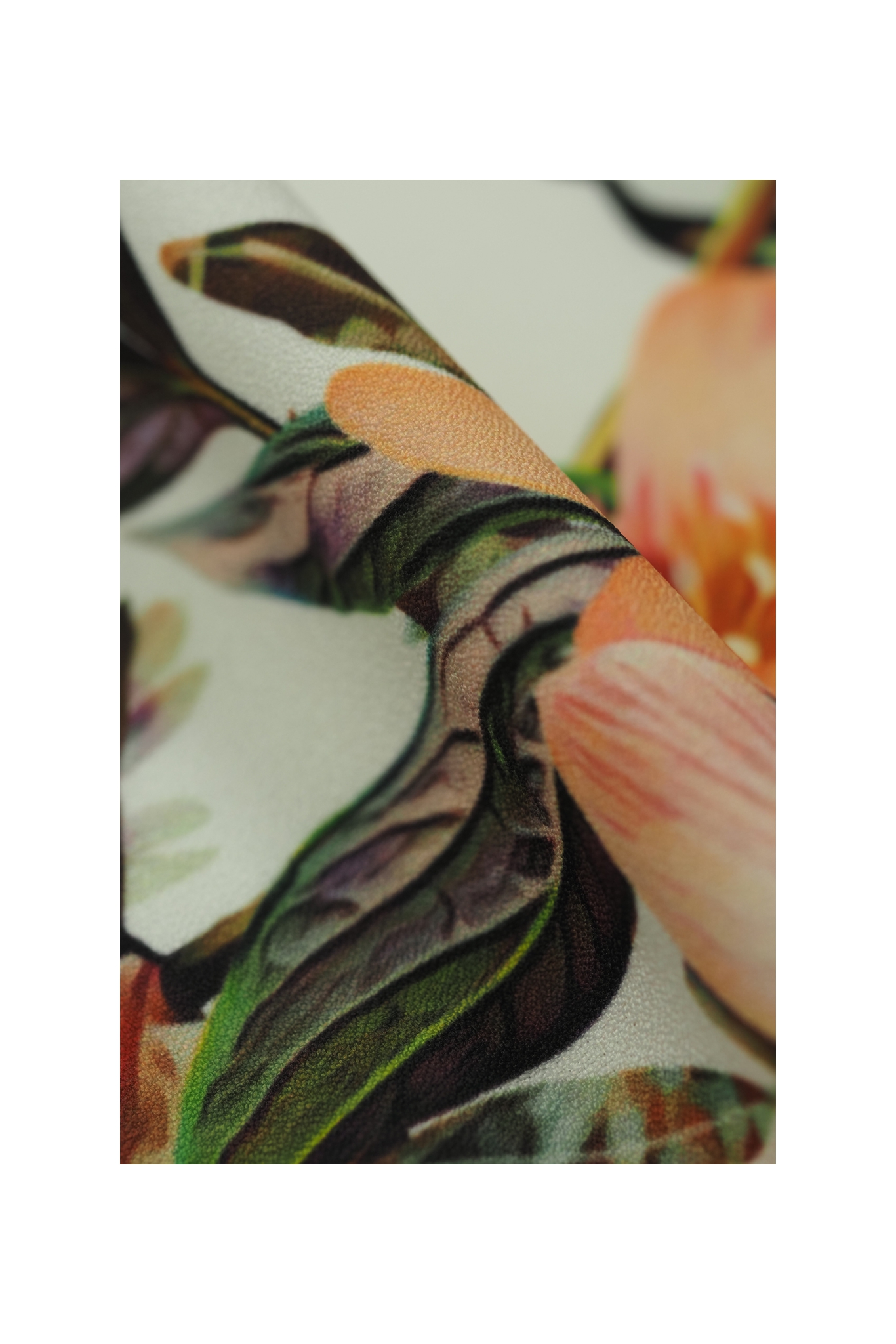 CREPE WITH OVERPRINT