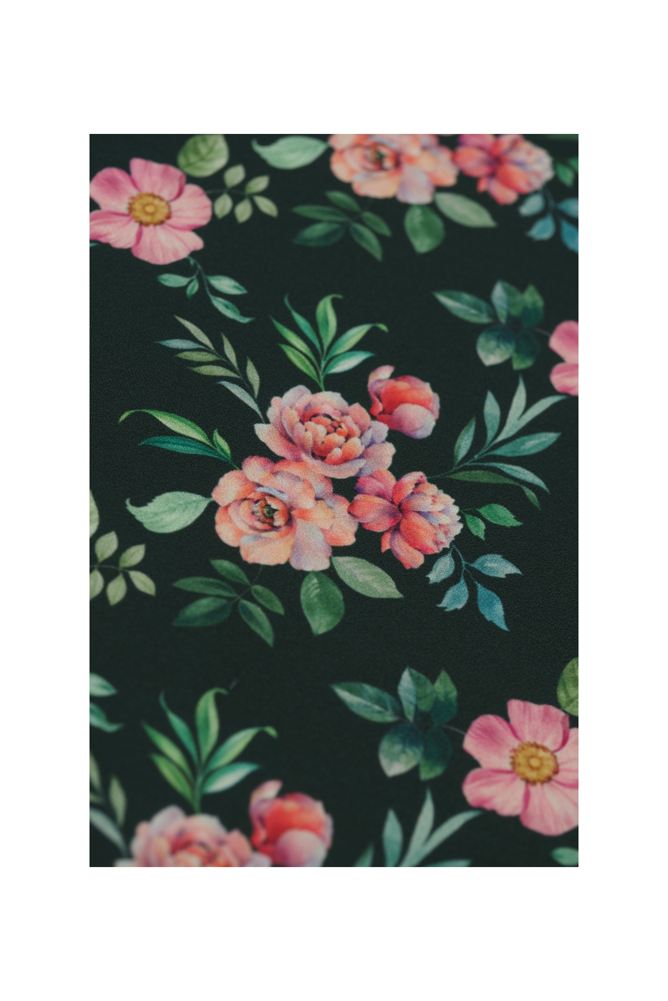 CREPE WITH OVERPRINT