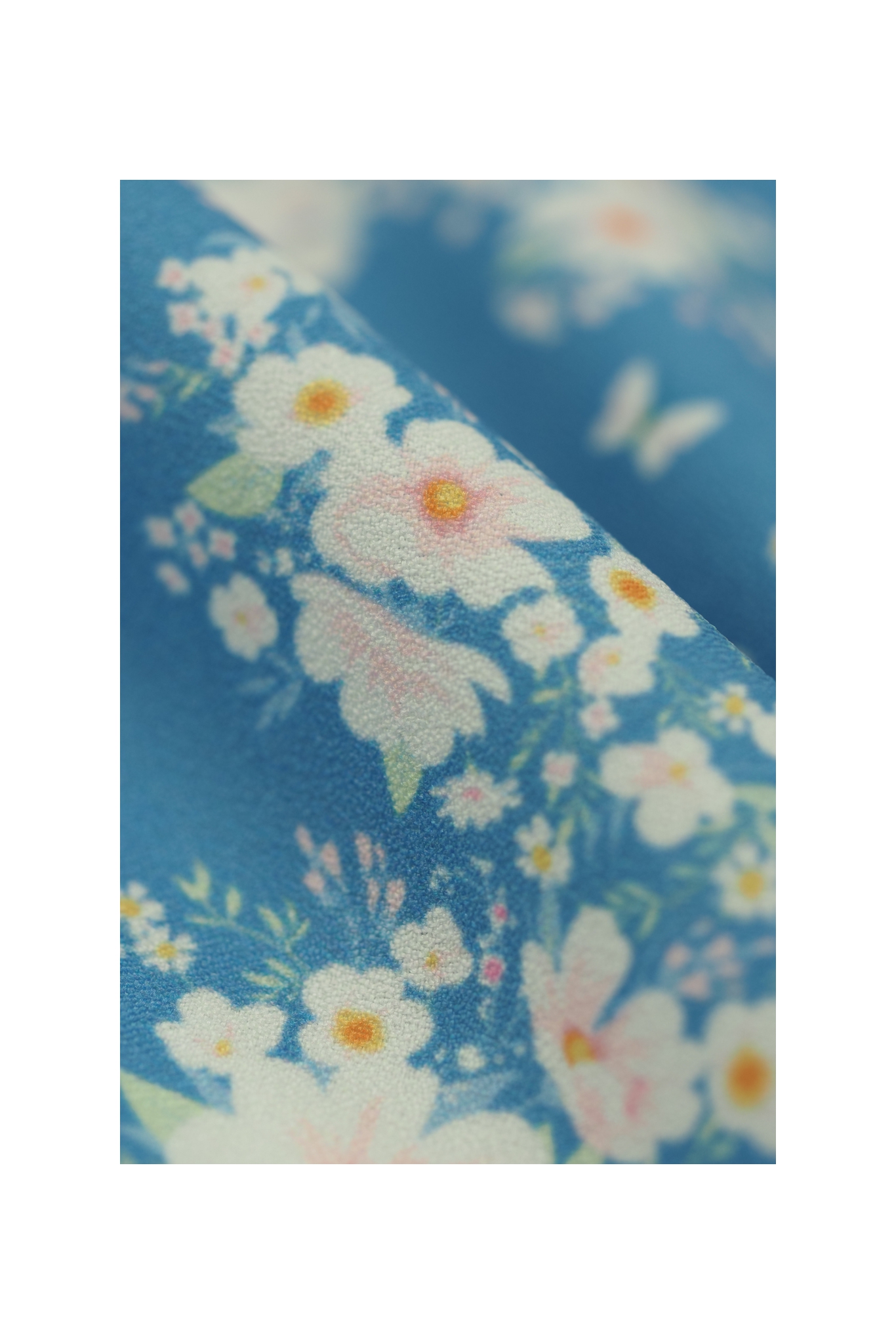 CREPE WITH OVERPRINT