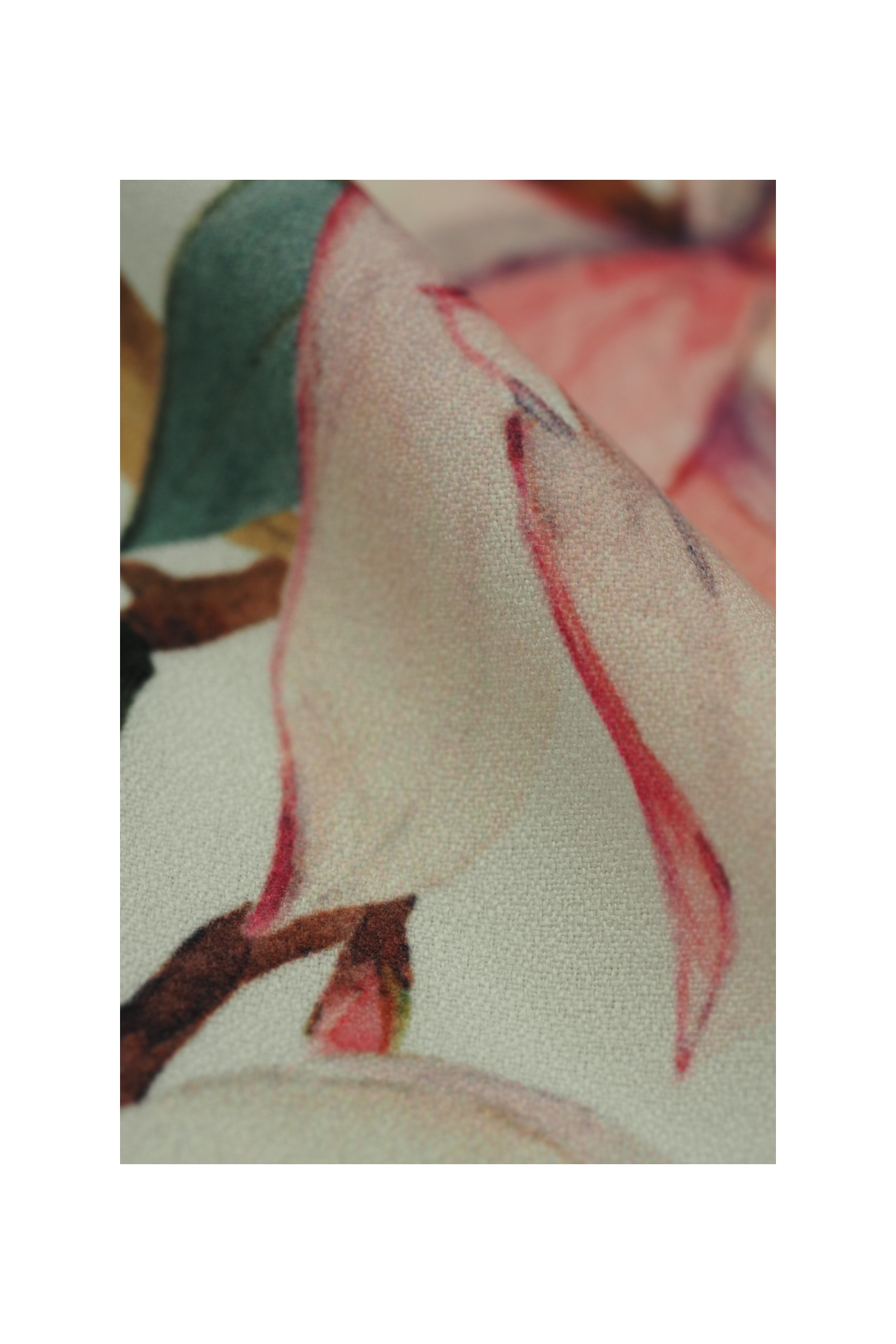 CREPE WITH OVERPRINT