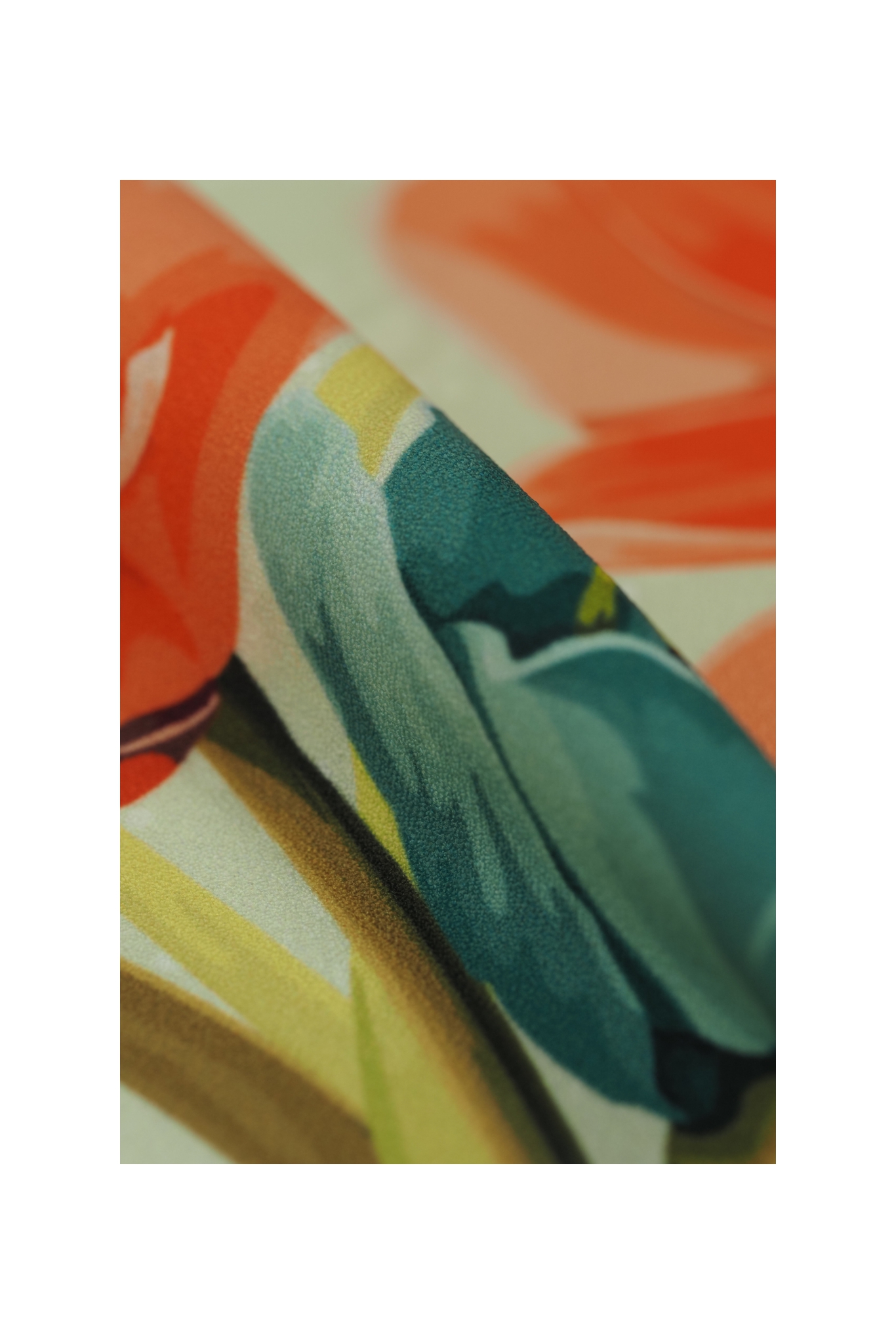 CREPE WITH OVERPRINT