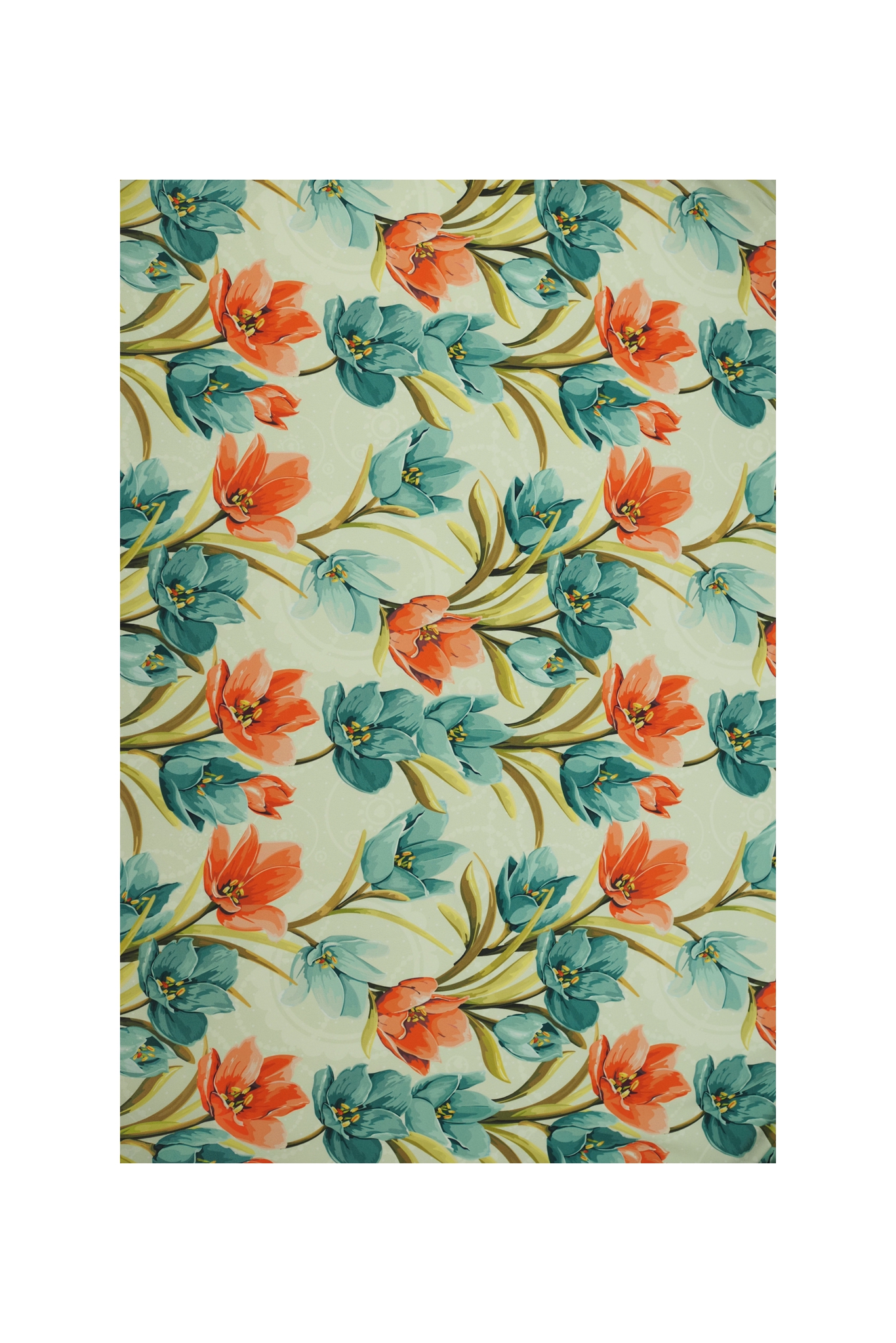 CREPE WITH OVERPRINT