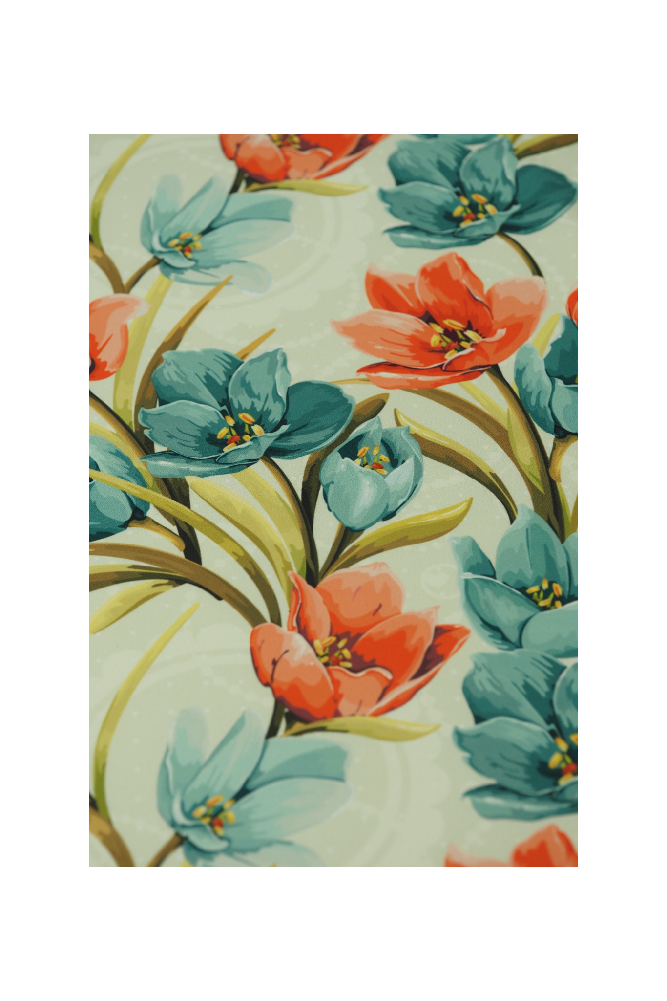 CREPE WITH OVERPRINT