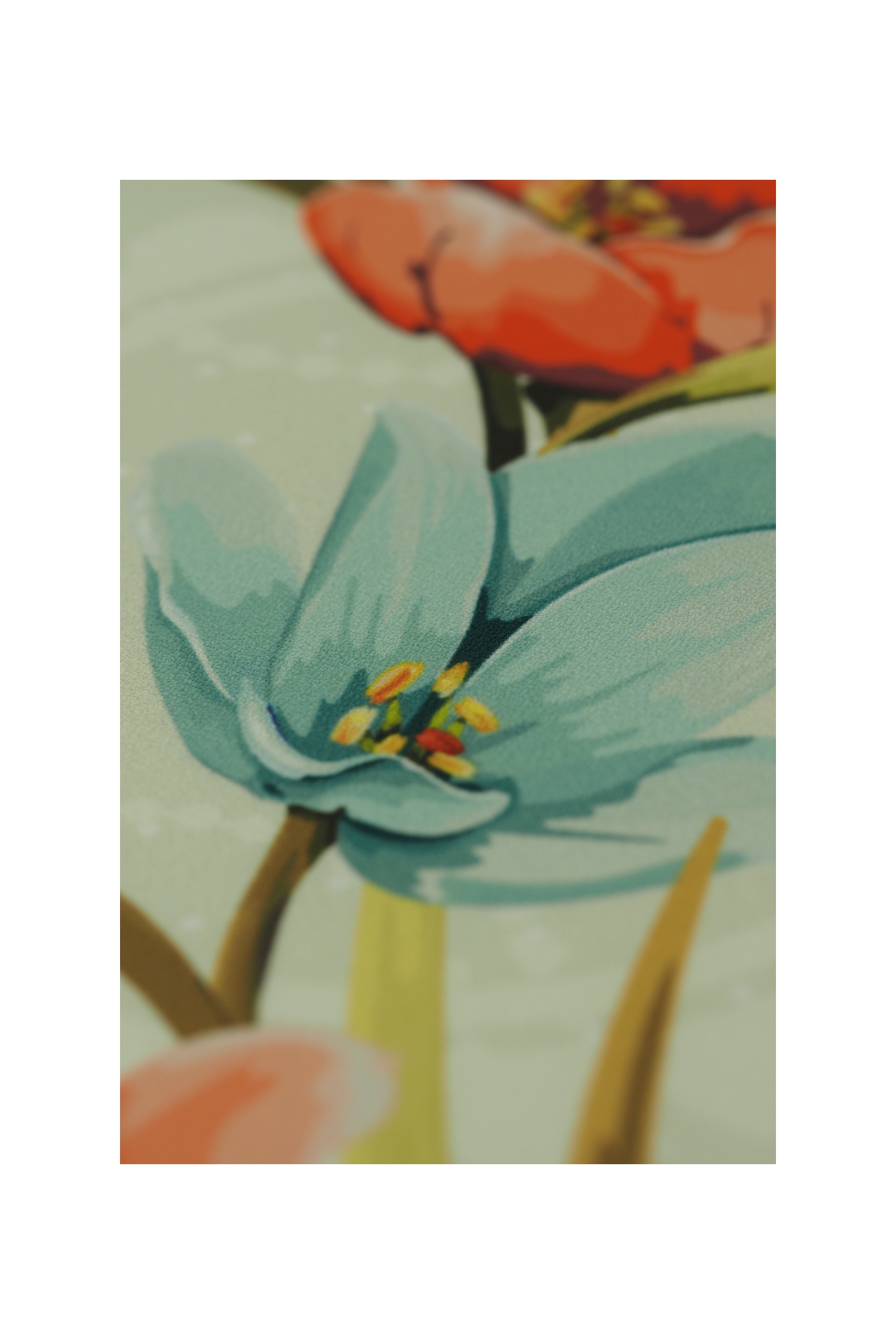 CREPE WITH OVERPRINT