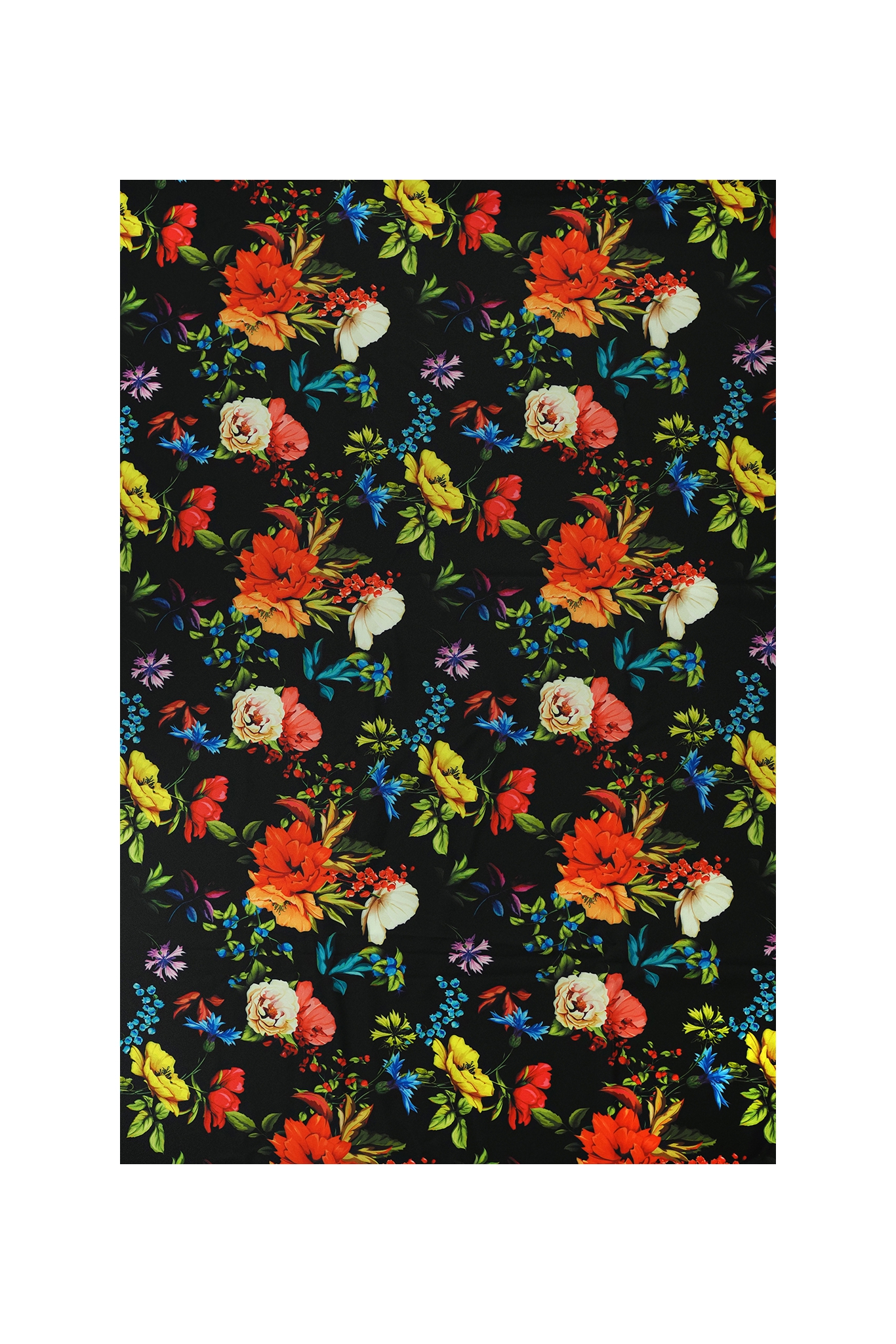 CREPE WITH OVERPRINT