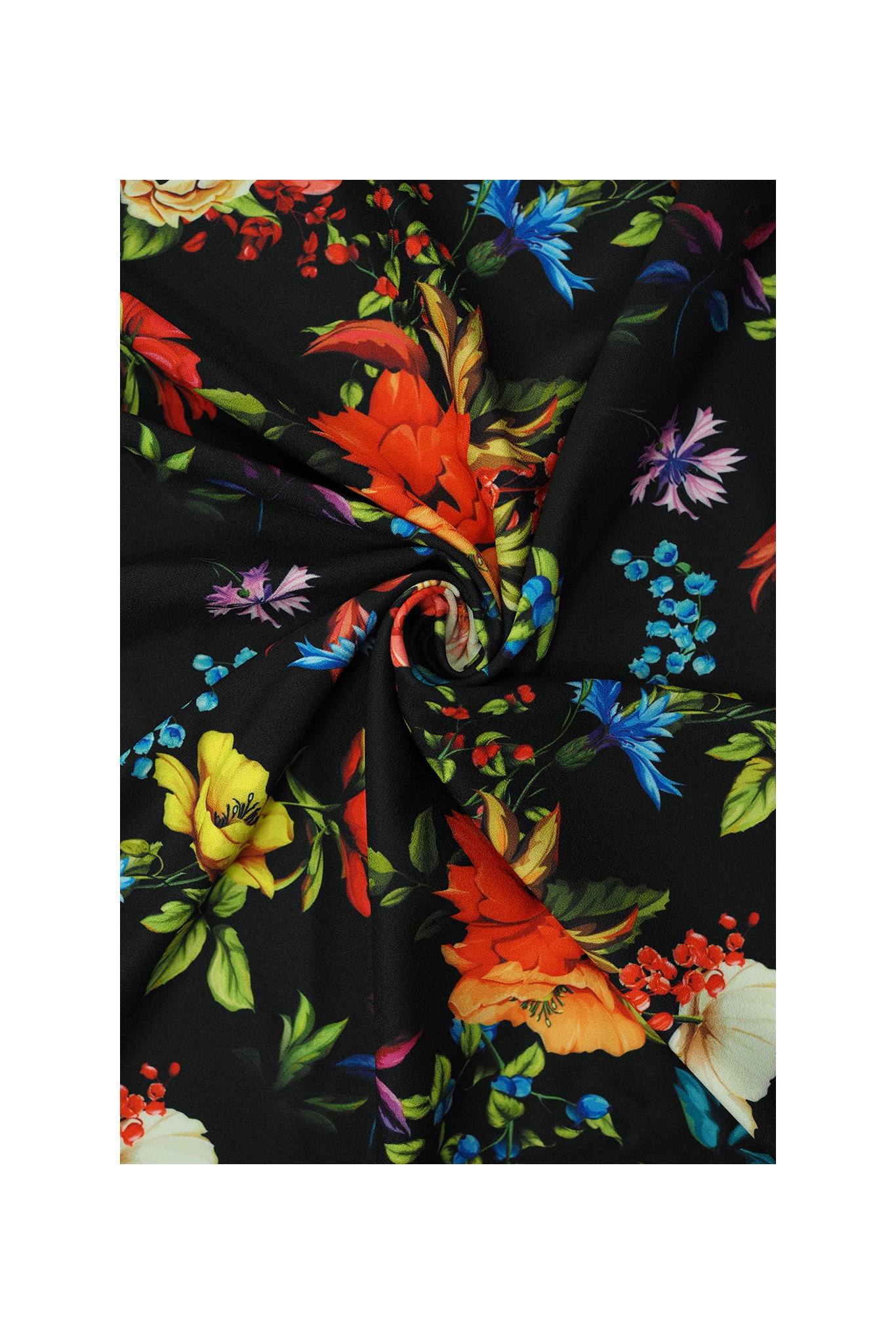 CREPE WITH OVERPRINT