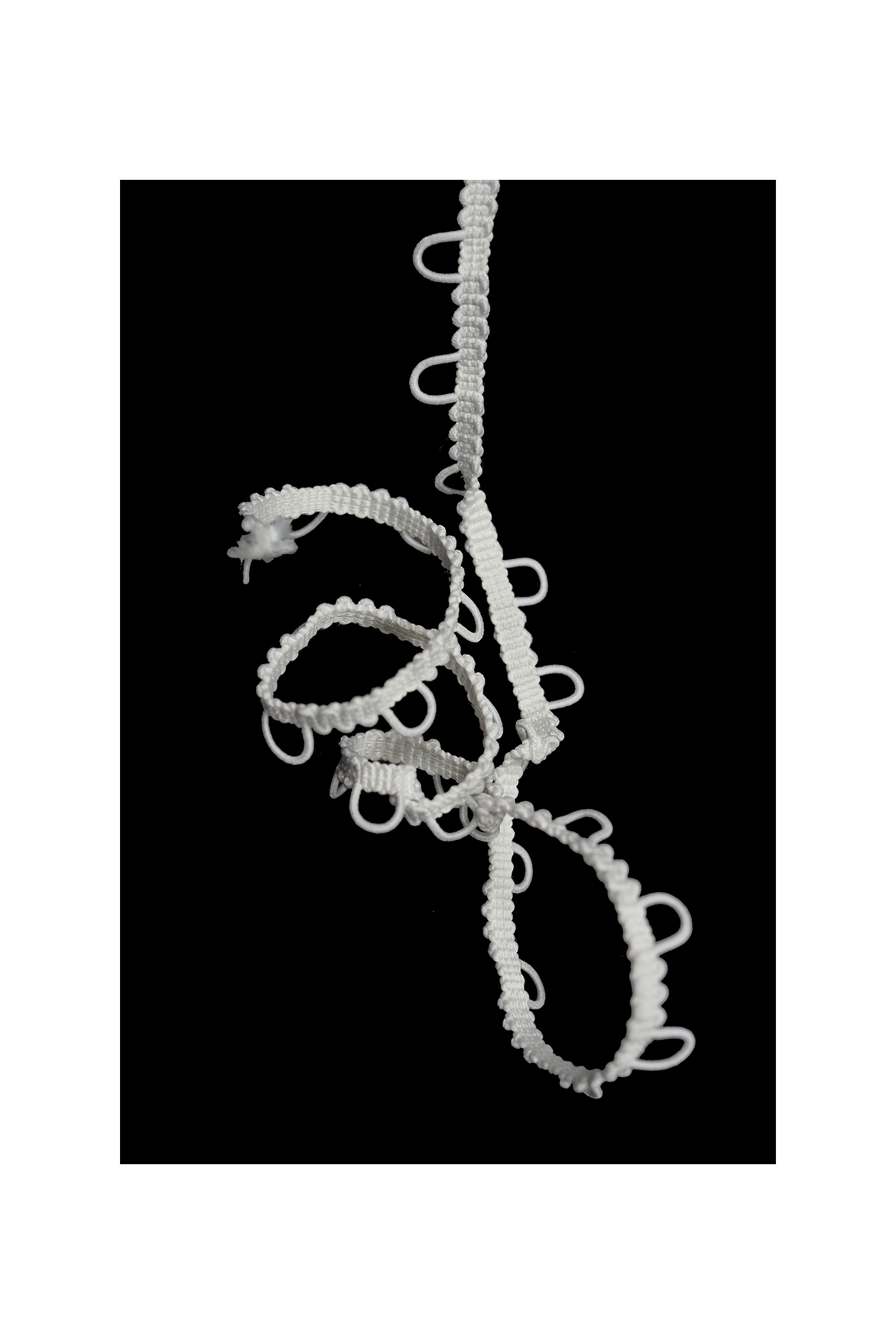 C117 ELASTIC BUTTON LOOP TAPE WIDE 2 TYPE