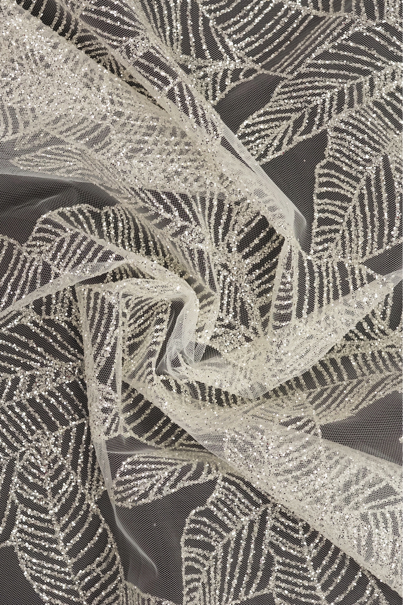 TULLE WITH GLITTER LER 306