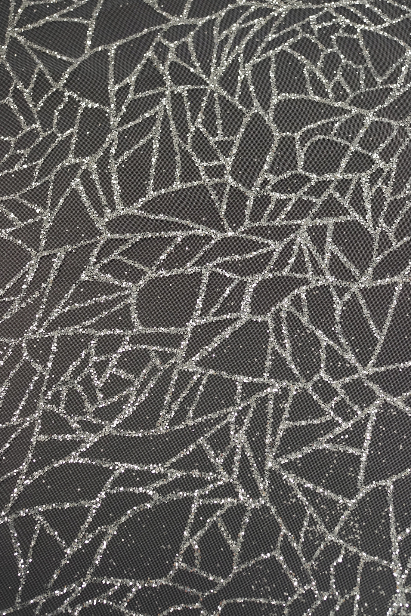 TÜLL PLATIN GLITZER LER128