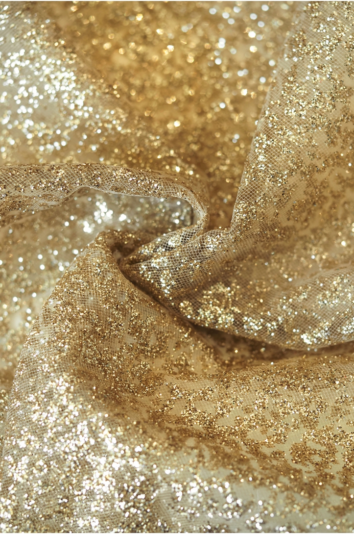 TULLE WITH GLITTER LER1003