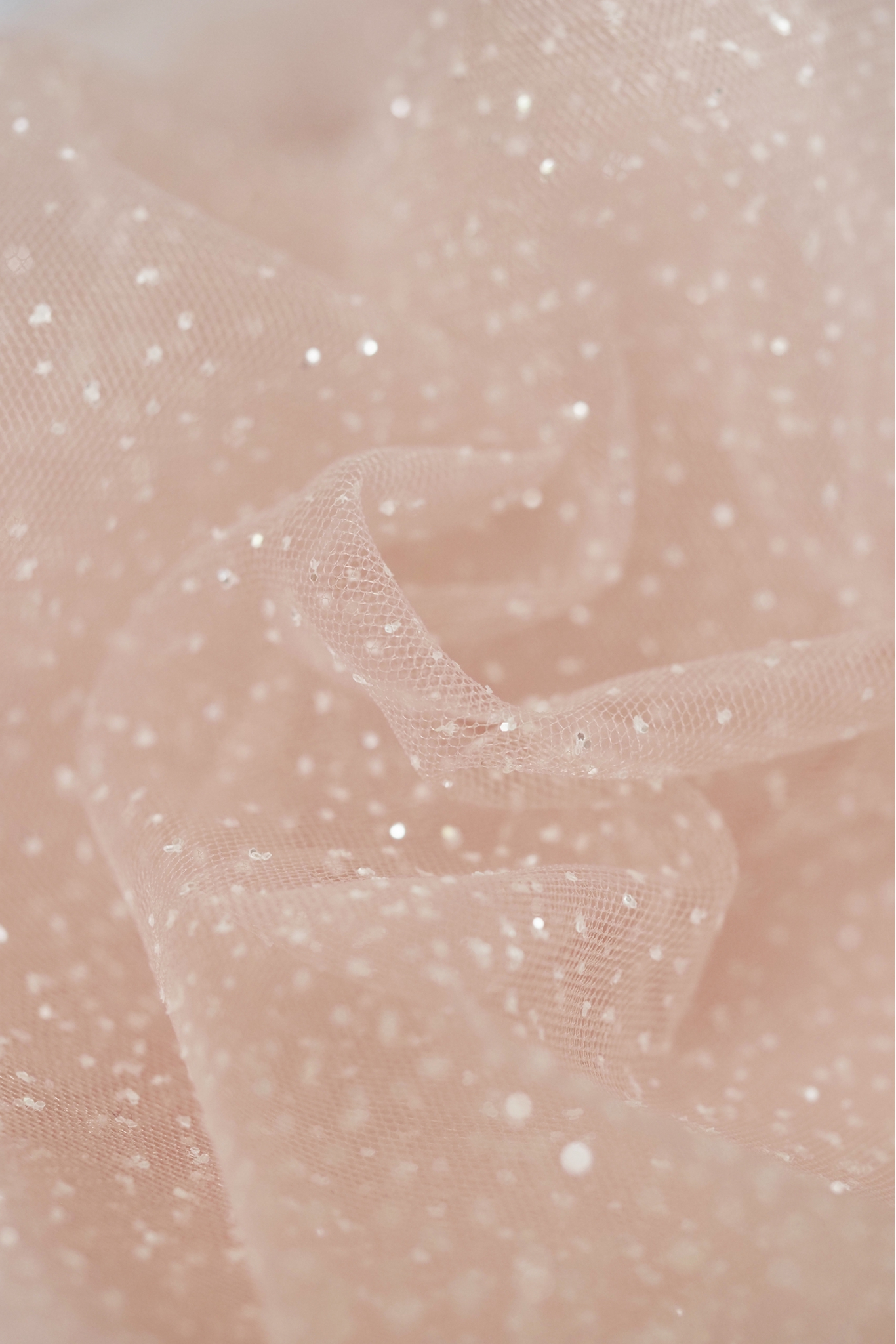 TÜLL MIT GLITZER AK-BM BLUSH