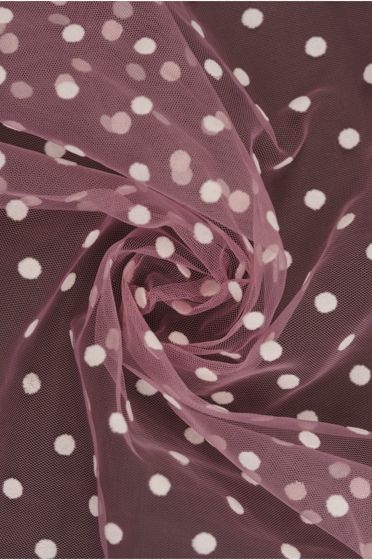 SOFT TULLE WITH DOTS 3392