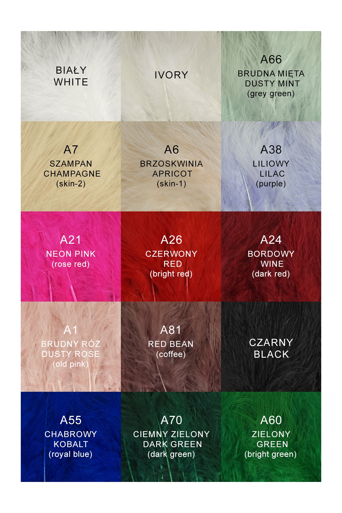 VL OSTRICH FEATHER TRIM 1036