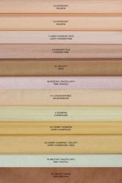 TIUL SUKIENKOWY KRISTAL Z POŁYSKIEM