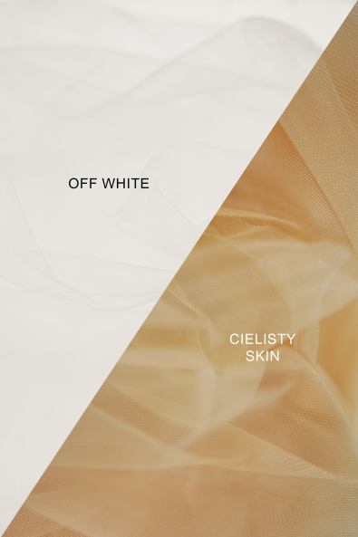 WŁOSKI TIUL NIEWIDOCZNY CIELISTY