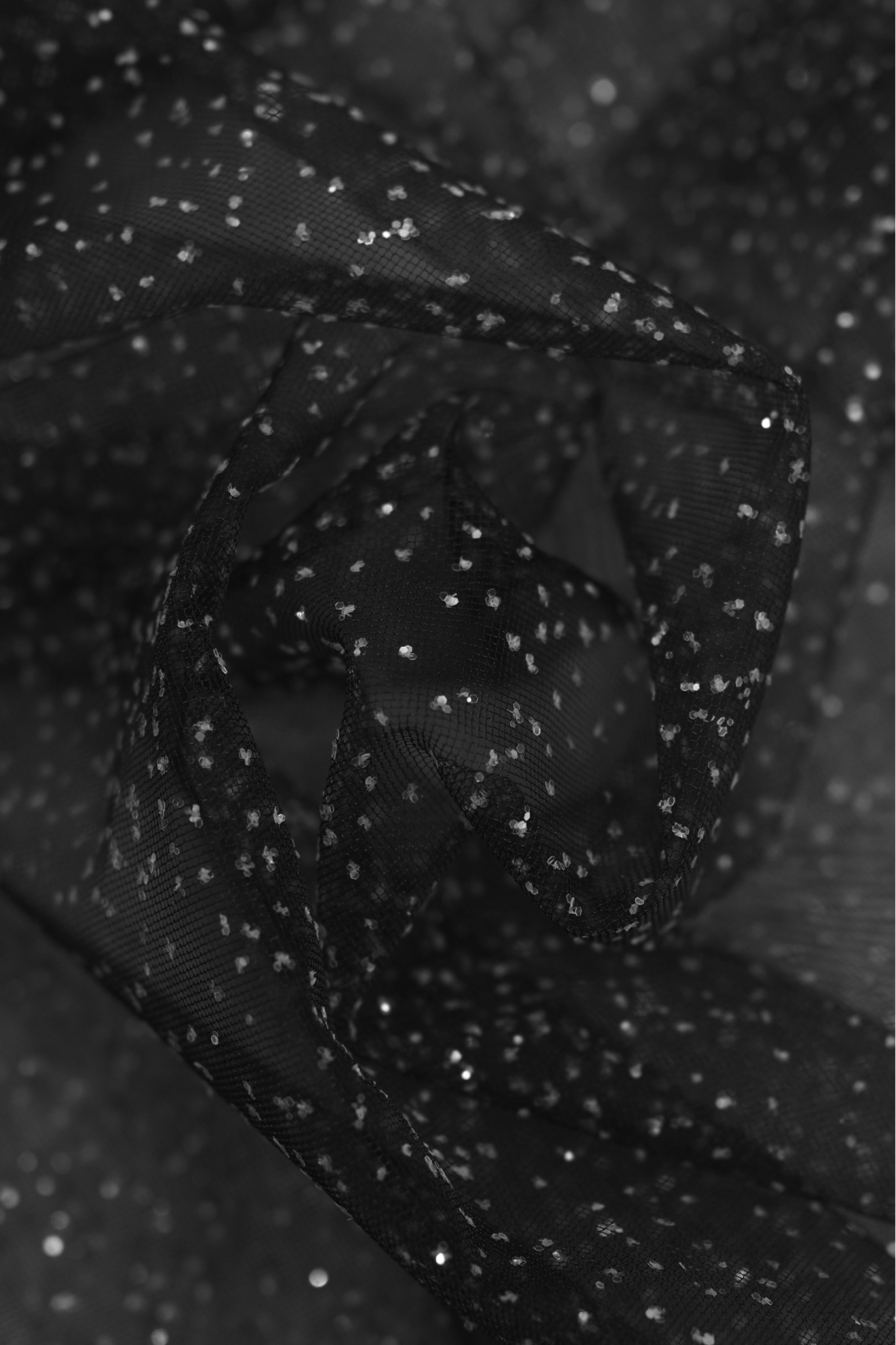 TULLE WITH GLITTER AK-BM BLUSH