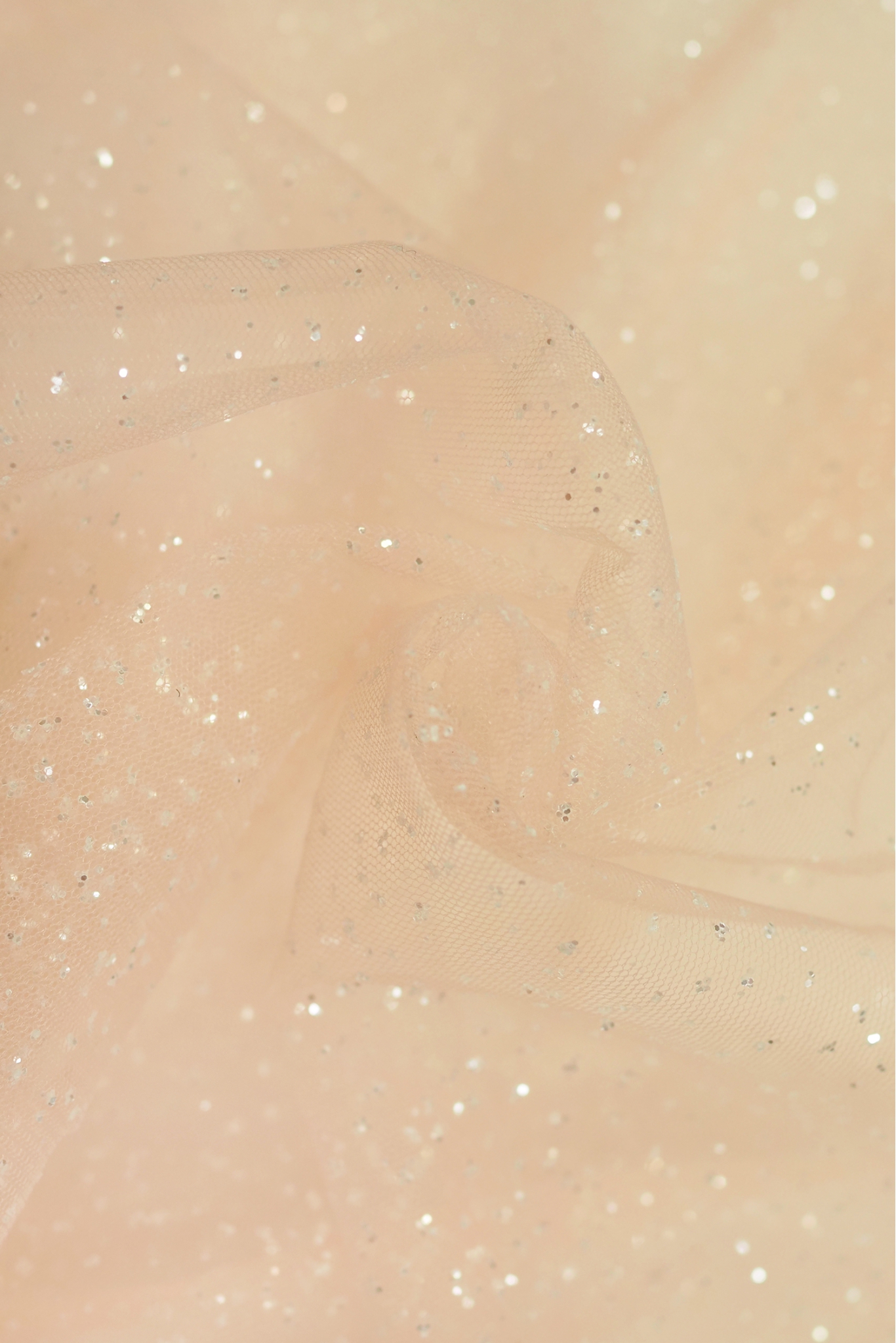 TULLE WITH GLITTER AK-BM BLUSH