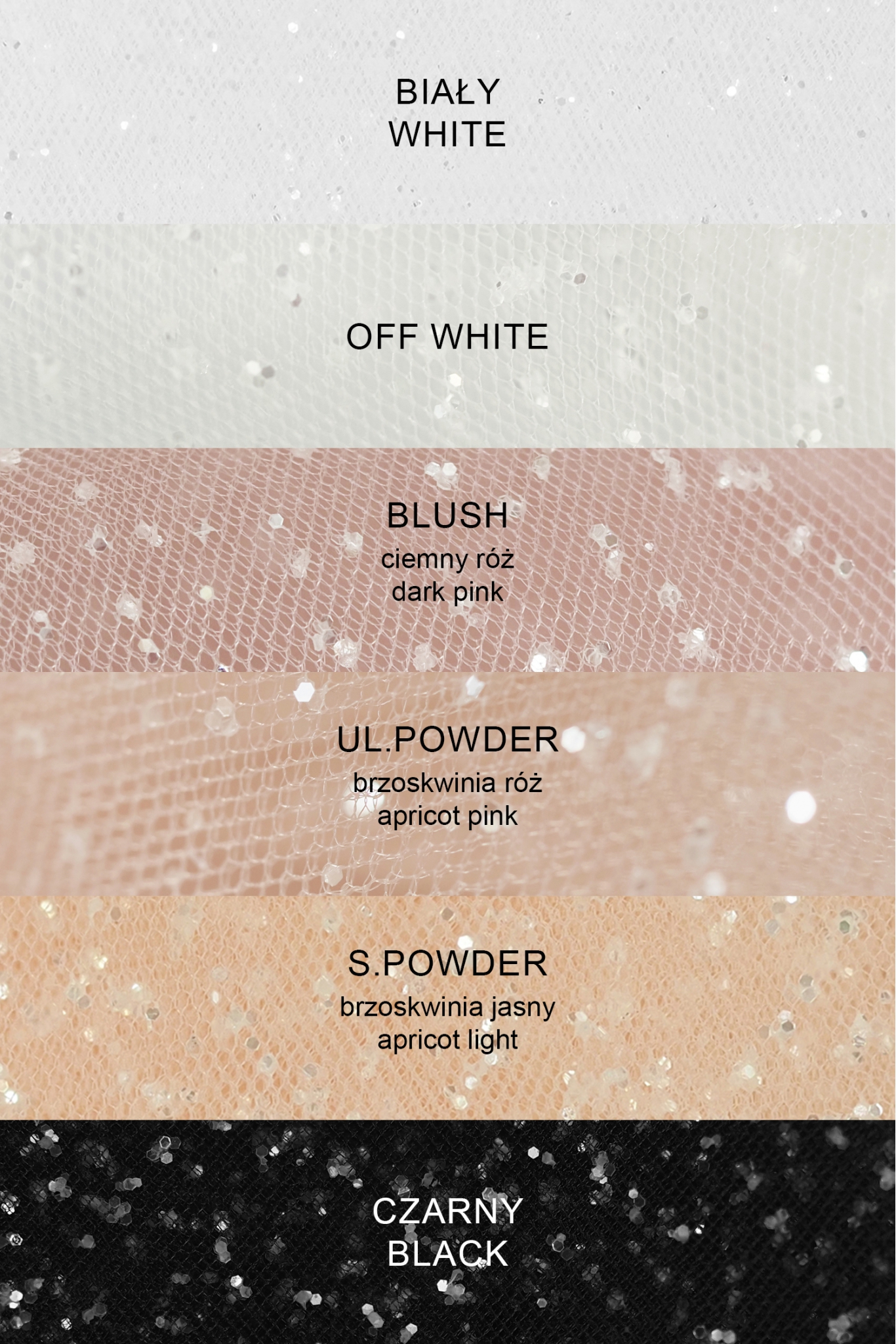 TÜLL MIT GLITZER AK-BM BLUSH