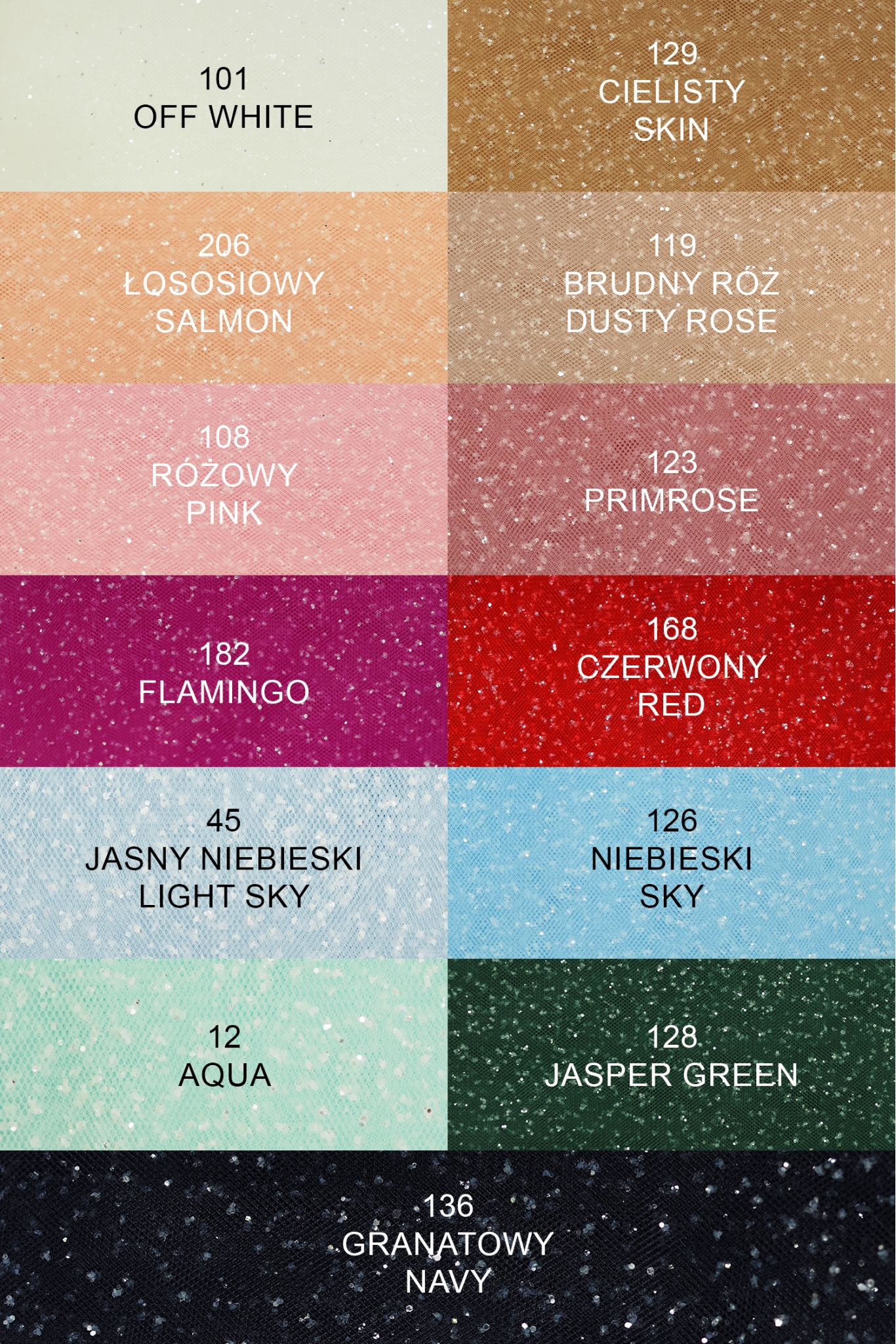 TULLE WITH GLITTER LER 300