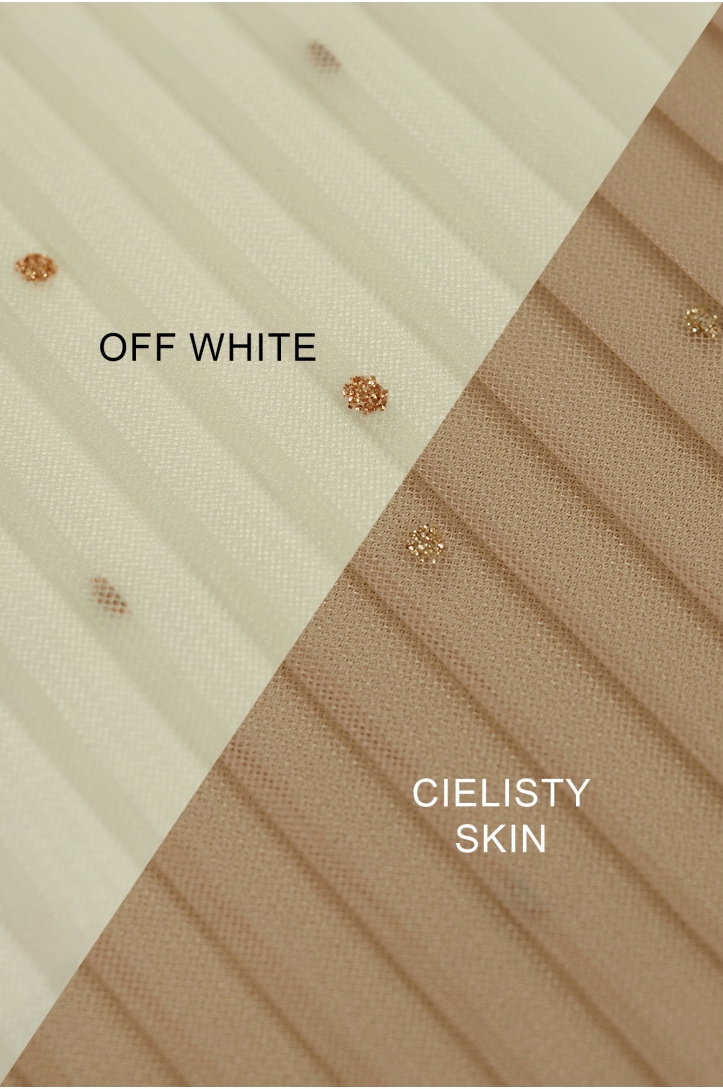 GEFALTETER TÜLL  S047