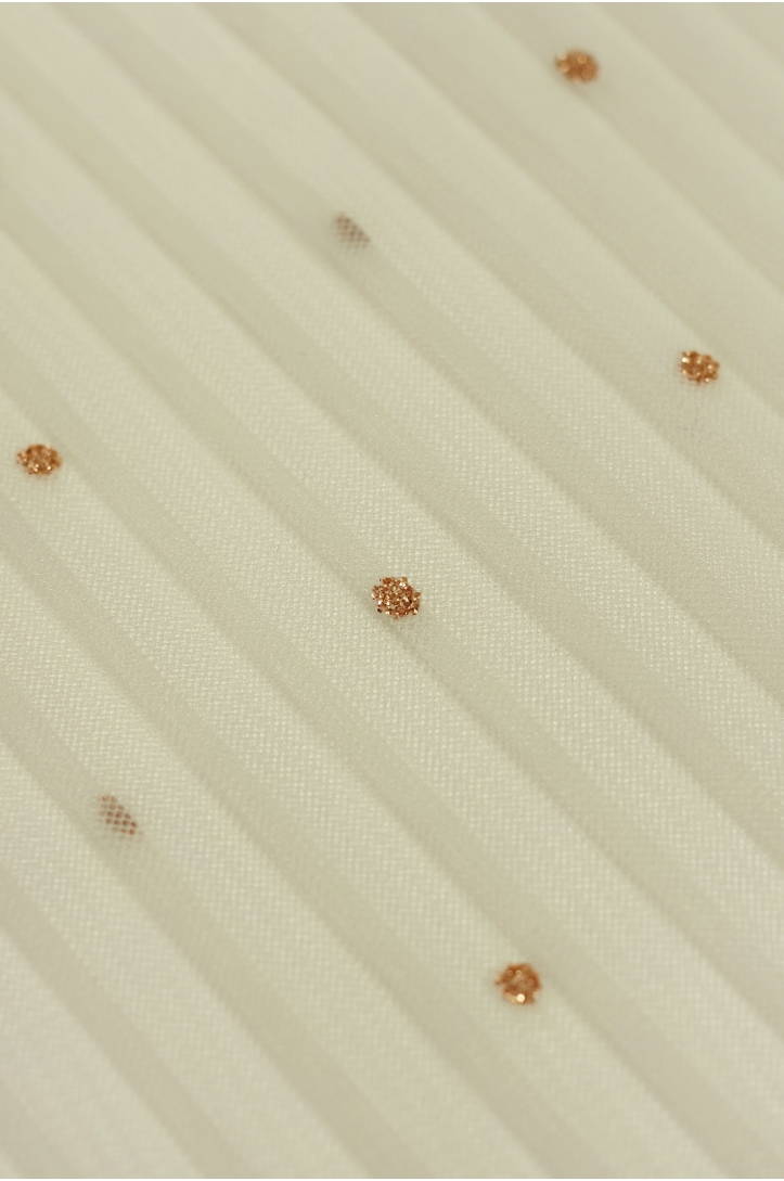 GEFALTETER TÜLL  S047