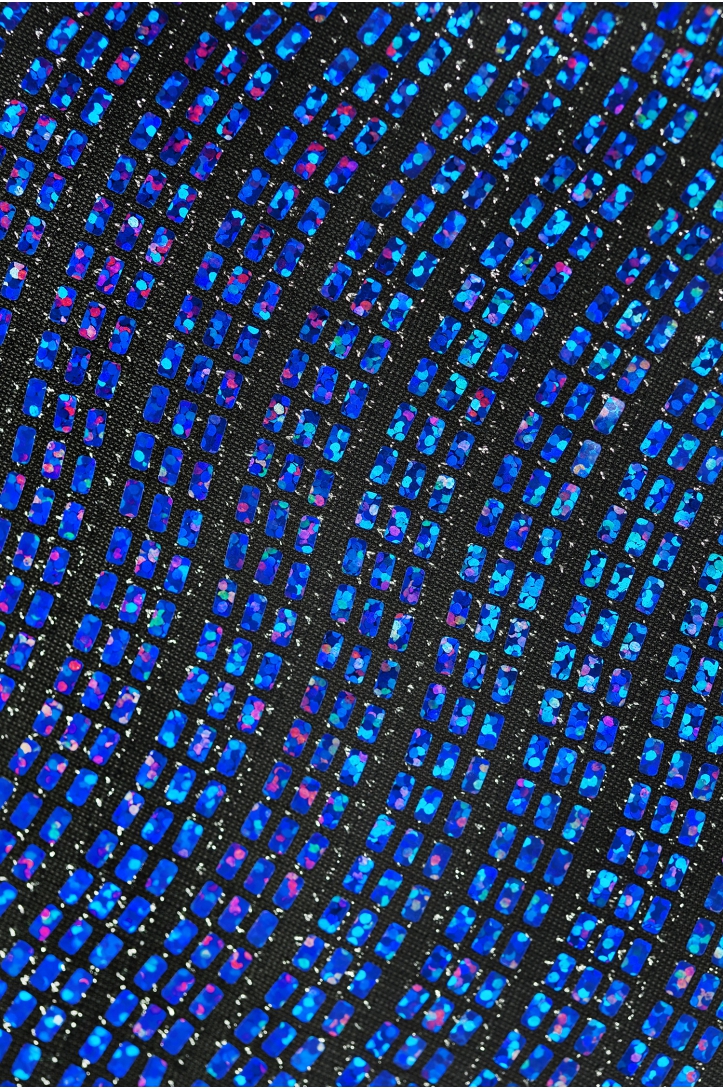 THIN KNIT FABRIC HOLO C389