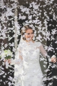 CONFETTI CANNON WITH BUTTERFLIES WHITE 60 CM