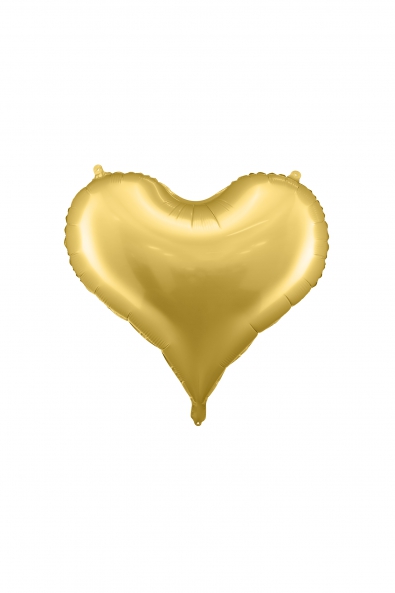 Foil balloon Heart, 75x64,5 cm, gold