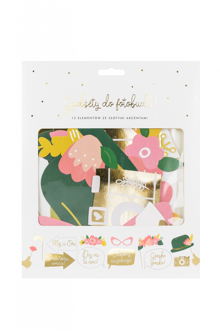 Wedding photo booth props, mix