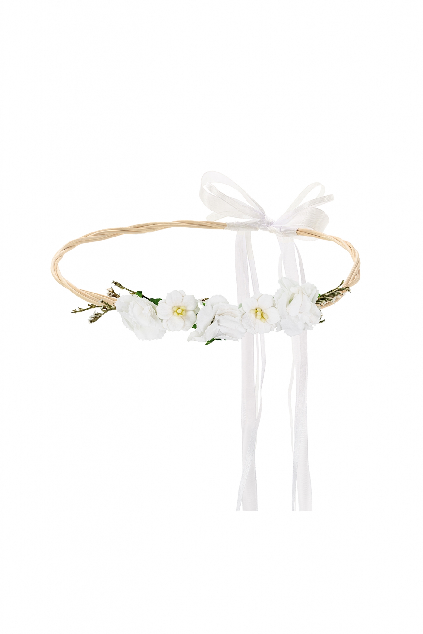 Wianek, biały, 18cm