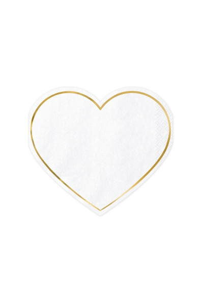 Napkins Heart, 14.5x12.5cm