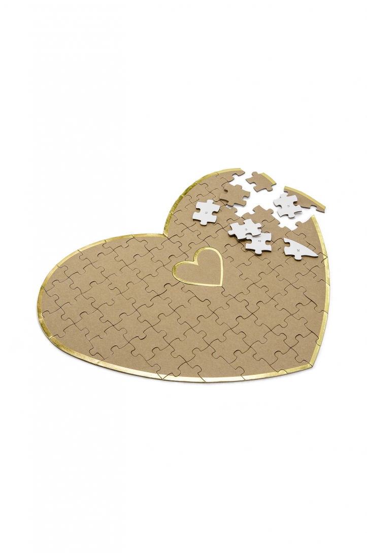 Guest Book puzzle - Heart, 45x35.5cm